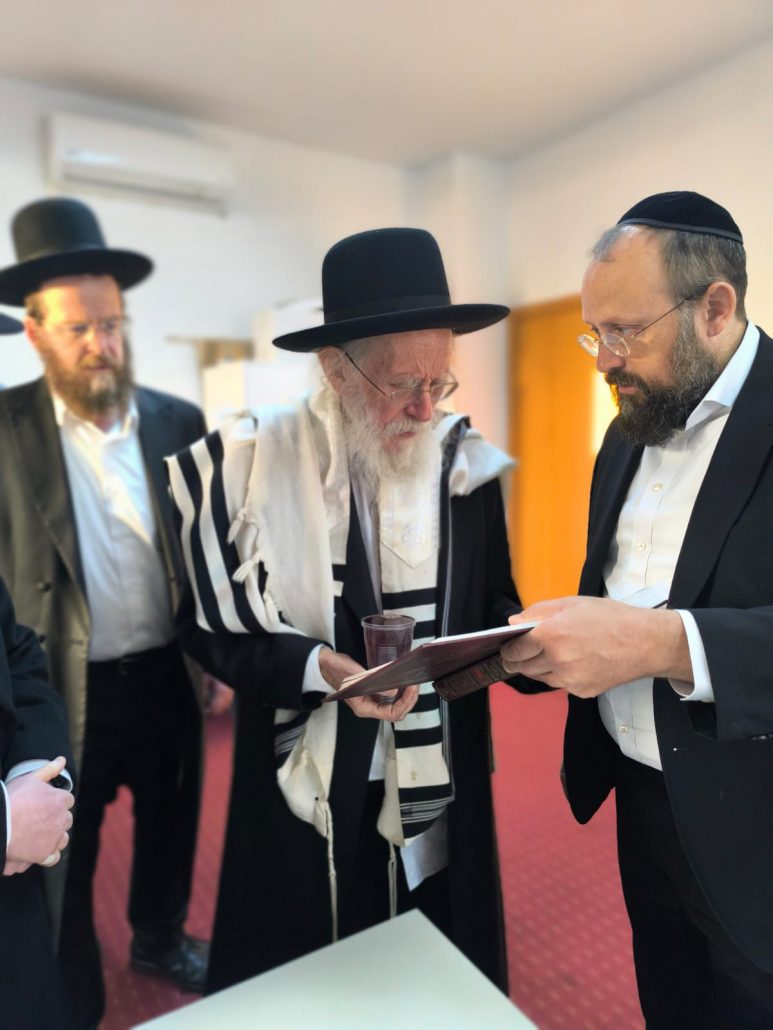 הרב גלאי בברית בבוקשט